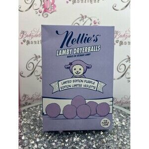 Nellie's Lamby Dryerballs - Limited Edition Purple the purple lamb 6 pack dryer